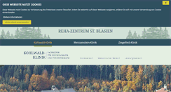 Desktop Screenshot of kohlwald-klinik.de